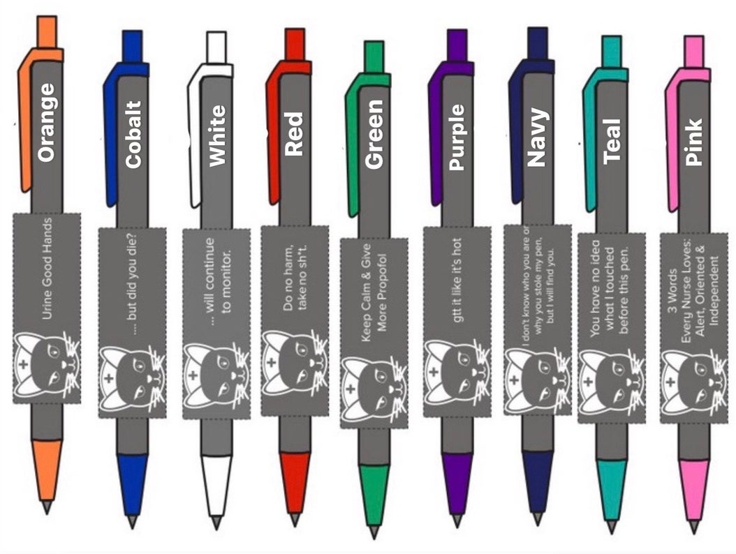 Funny nurse pens