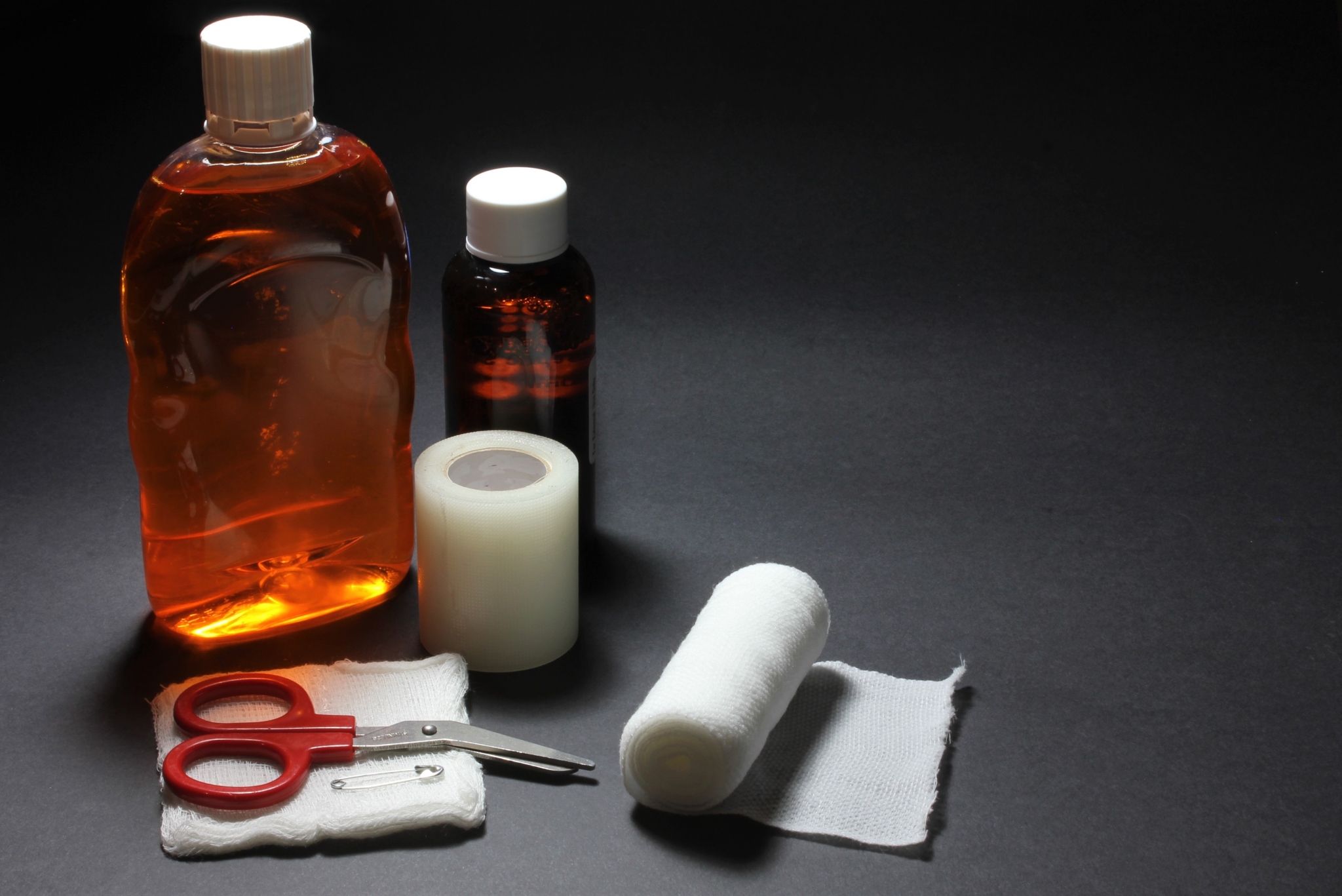 Items used for wound care