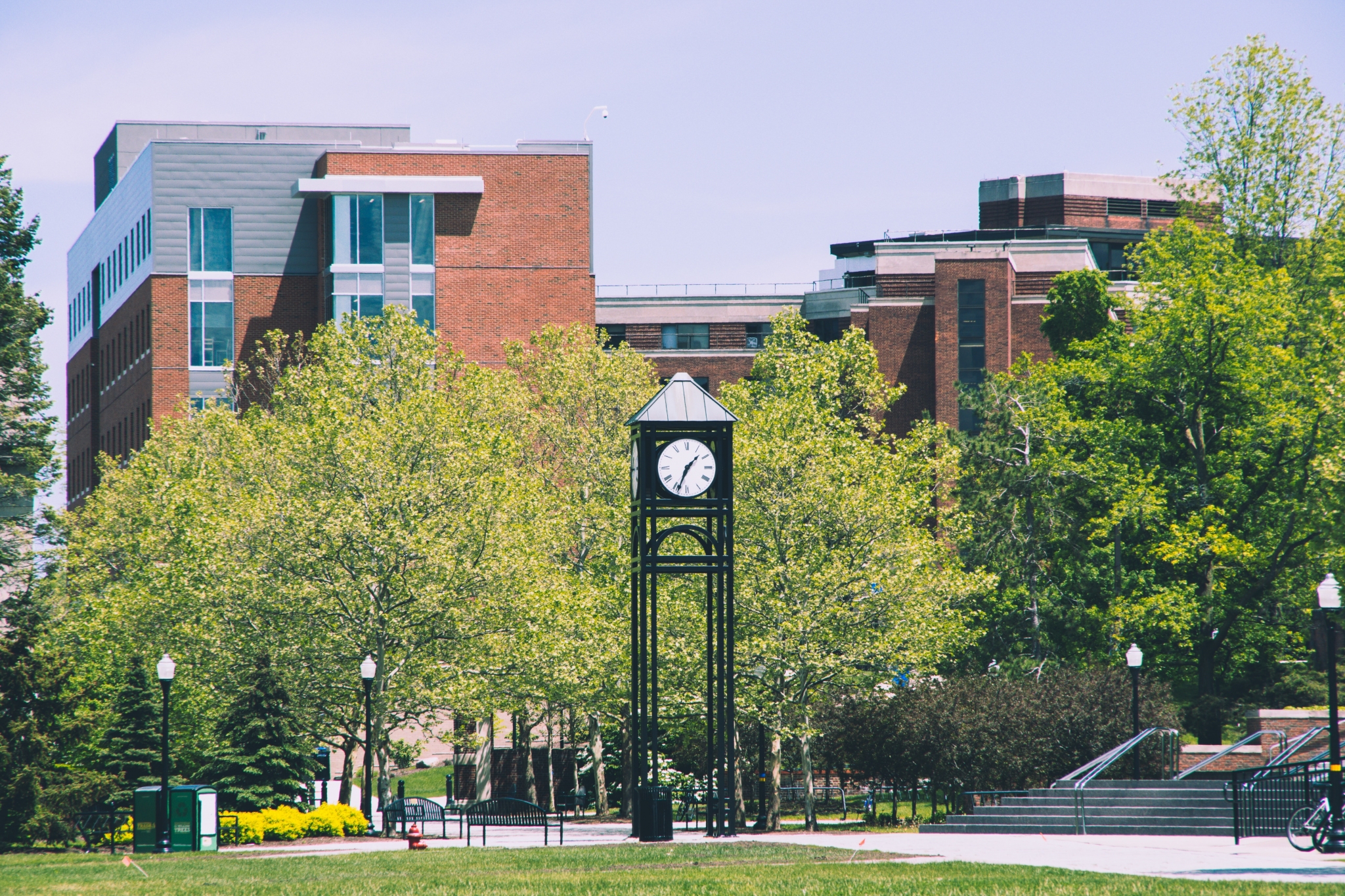 Clock tower in Rochester, New York