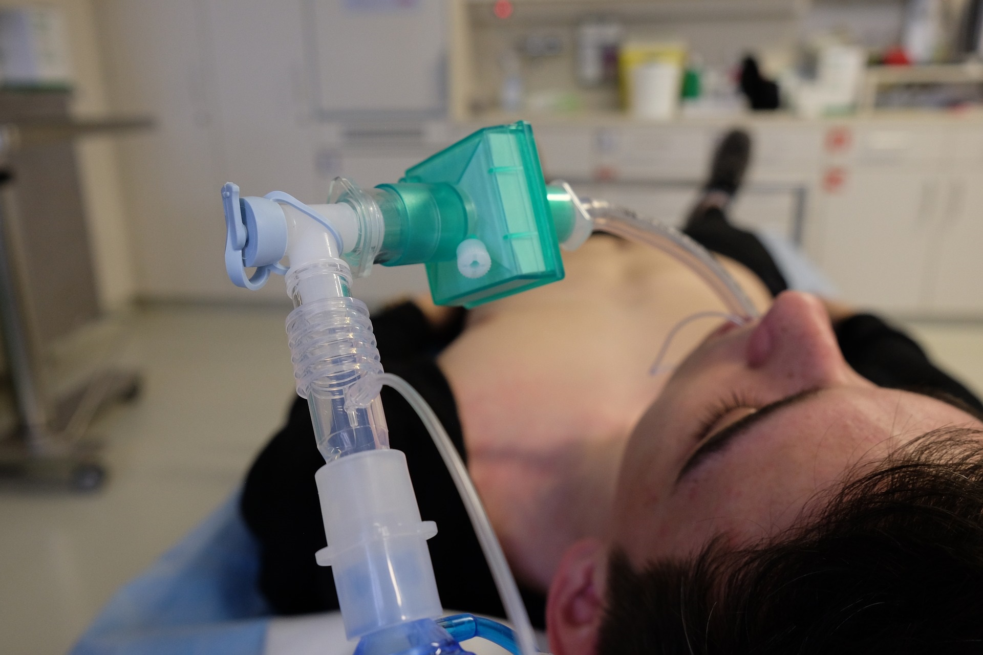 Intubated patient