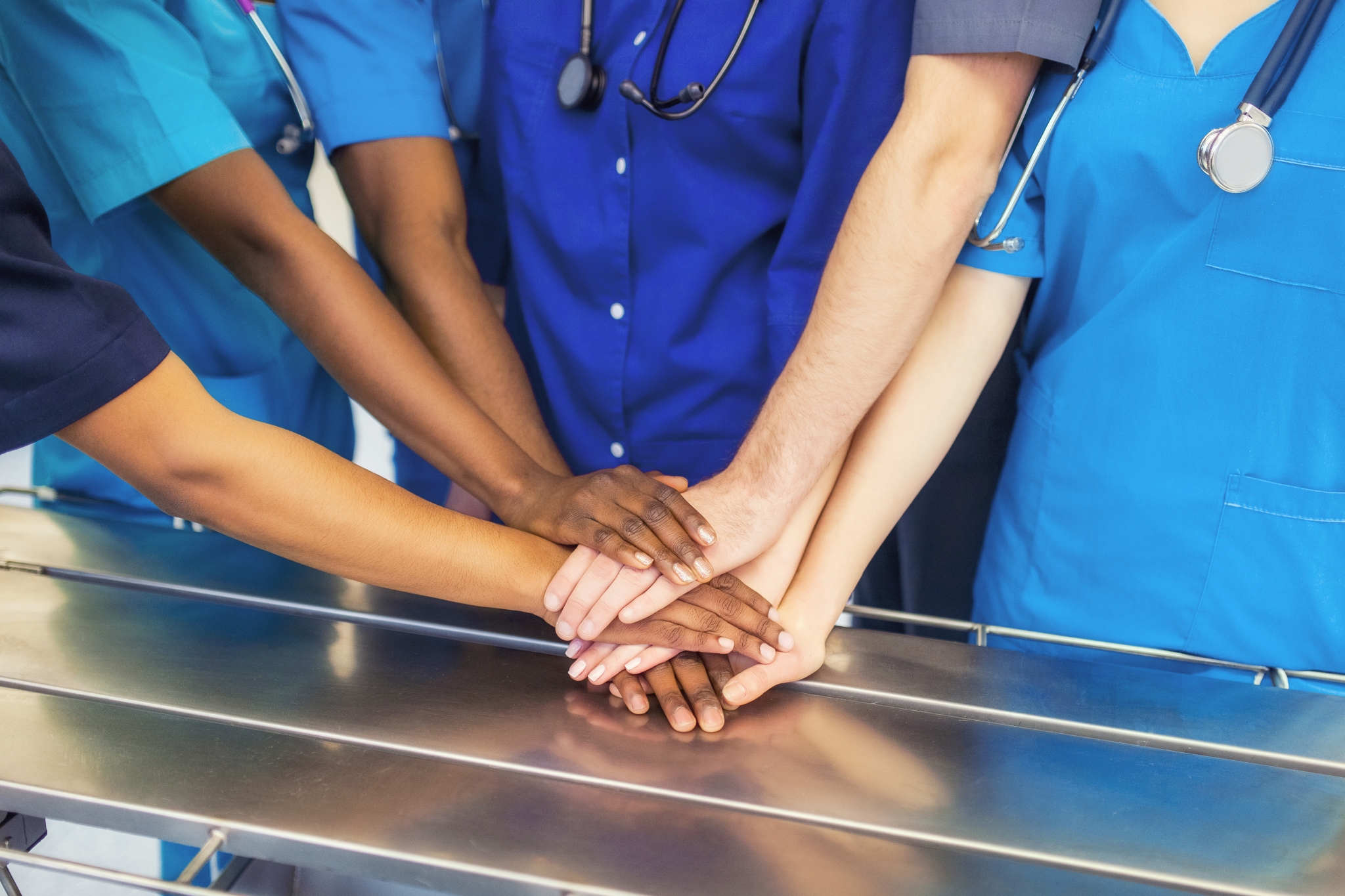 Teamwork of medical professionals