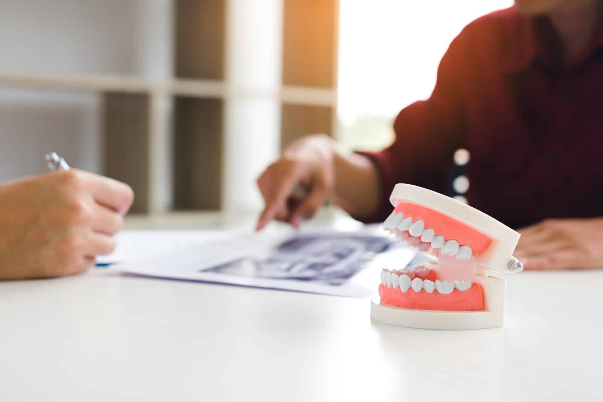 Close up of dental office appliances